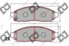 DJ PARTS BP2146 Brake Pad Set, disc brake